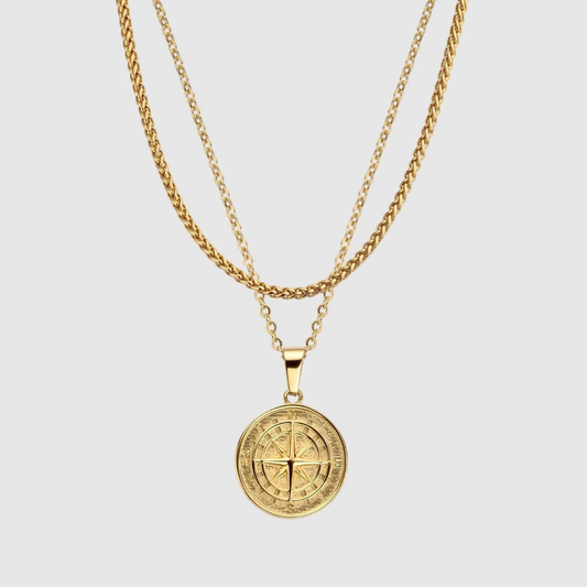 Set de brújula | Dorado