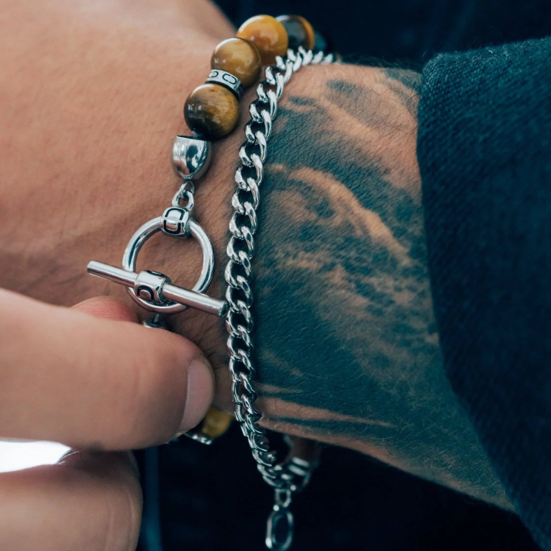 Pulsera Cubana 4mm | Plateado