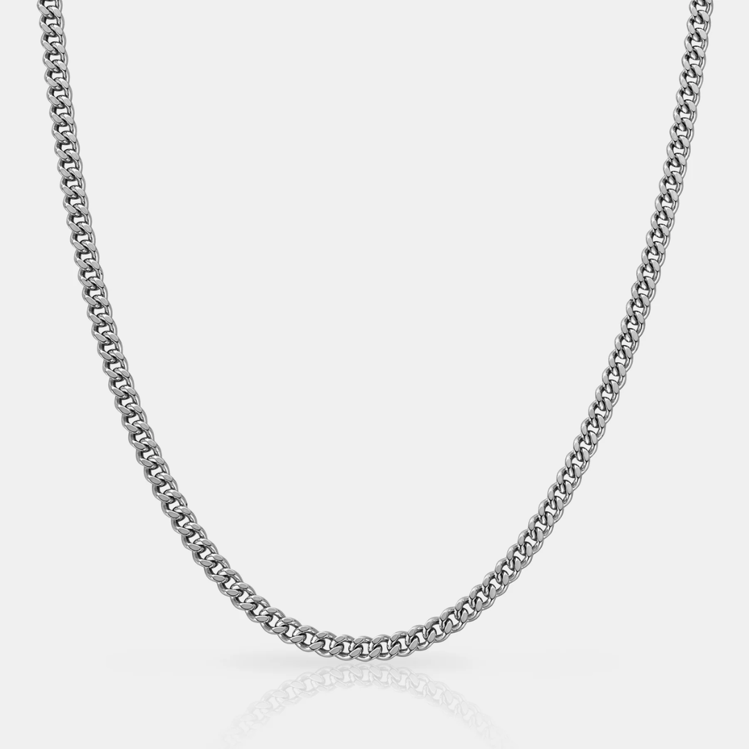 Cubana 4mm | Plateado