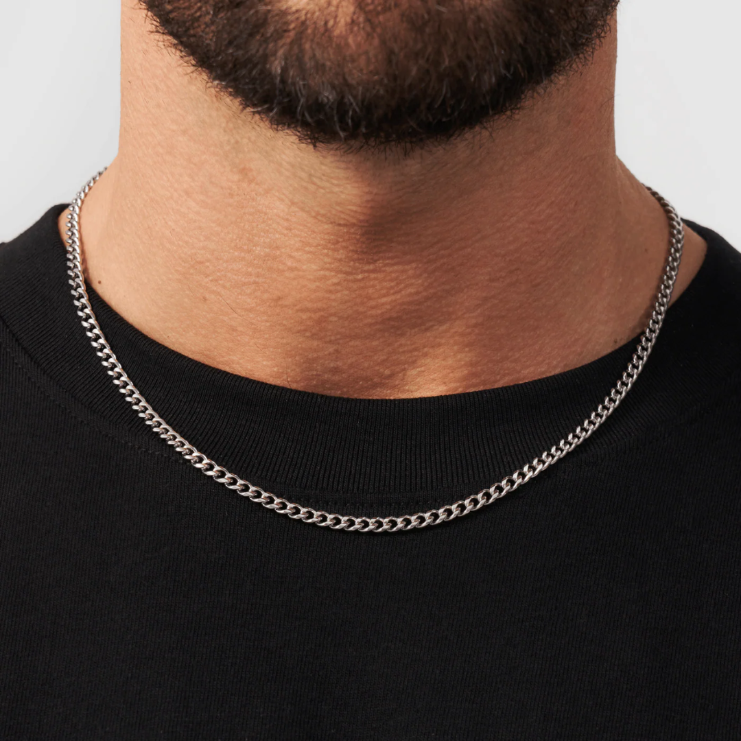 Cubana 4mm | Plateado
