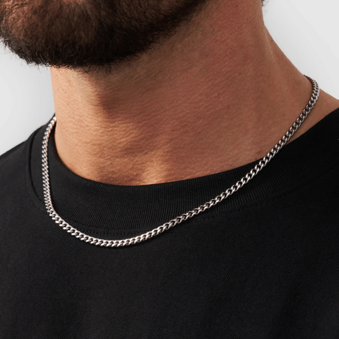 Cubana 4mm | Plateado